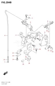 06003F-140001 (2021) 60hp E11-Gen. Export 2 (DF60AVT  DF60AVT_   DF60AVT   DF60AVTH  DF60AVTH_   DF60AVTH) DF60A drawing CLUTCH SHAFT ((DF40A,DF50A,DF60A):E03)