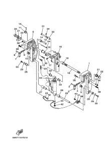 F13-5A drawing FRONT-FAIRING-BRACKET