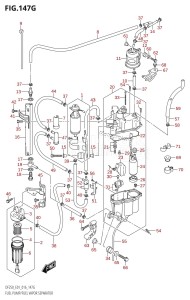 DF225T From 22503F-610001 (E01 E40)  2016 drawing FUEL PUMP /​ FUEL VAPOR SEPARATOR (DF225Z:E01)