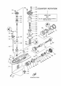 LF175XCA-2018 drawing PROPELLER-HOUSING-AND-TRANSMISSION-3