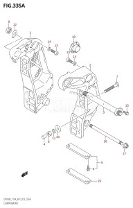 DF140AZ From 14003Z-310001 (E01 E40)  2013 drawing CLAMP BRACKET (DF100AT:E01)