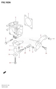 DF50 From 05001F-151001 (E40)  2001 drawing THROTTLE BODY