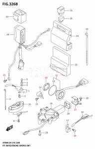 DF250AP From 25003P-910001 (E01 E40)  2019 drawing PTT SWITCH /​ ENGINE CONTROL UNIT (DF250A)