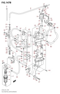 DF200Z From 20002Z-010001 (E01 E40)  2010 drawing FUEL PUMP /​ FUEL VAPOR SEPARATOR (011)