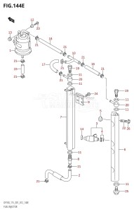 DF100 From 10002F-210001 (E01 E40)  2012 drawing FUEL INJECTOR (DF115Z:E01)