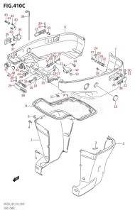 DF200 From 20002F-310001 (E01 E40)  2013 drawing SIDE COVER (DF200Z:E01:(X-TRANSOM,XX-TRANSOM))