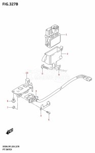 DF9.9B From 00995F-440001 (P01)  2024 drawing PTT SWITCH (DF20ATH)