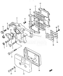 DT8 From 0801-200001 ()  1989 drawing DT8 REED VALVE