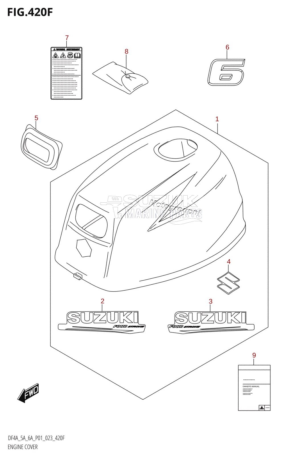 ENGINE COVER (DF6A:020)