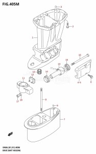 DF60A From 06002F-310001 (E01 E40)  2013 drawing DRIVE SHAFT HOUSING (DF60ATH:E40)