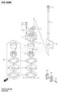 DF20A From 02002F-040001 (P01 P40)  2020 drawing WATER PUMP (P40)