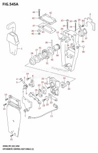 DF20A From 02002F-040001 (E01 P01 P40)  2020 drawing OPT:REMOTE CONTROL ASSY SINGLE (2) (DF9.9B,DF9.9BR,DF9.9BT,DF15A)