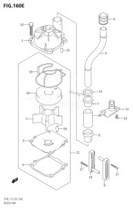 DF90 From 09001F-371001 (E03)  2003 drawing WATER PUMP (K10,011)