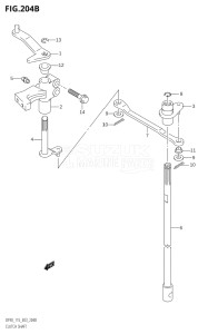 09001F-251001 (2002) 90hp E03-USA (DF90TK2) DF90 drawing CLUTCH SHAFT (K3,K4,K5,K6)