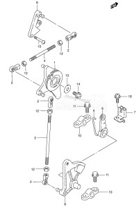 DT40 From 04003K-371001 ()  2003 drawing THROTTLE CONTROL (DT40W,40WR)