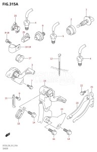 DF225Z From 22503Z-310001 (E03)  2013 drawing SENSOR (DF200T:E03)