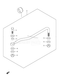 DF25QR From 02501 F-030001 ()  2001 drawing DRAG LINK