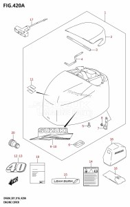 DF50A From 05003F-610001 (E01)  2016 drawing ENGINE COVER (DF40A:E01)