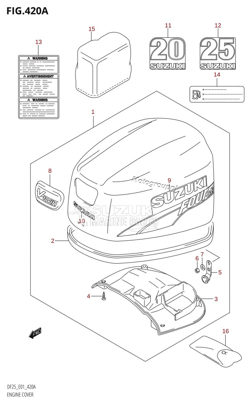 ENGINE COVER (K6,K7,K8,K9)