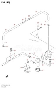 DF175Z From 17502Z-410001 (E01 E40)  2014 drawing FUEL PUMP (DF175T:E01)