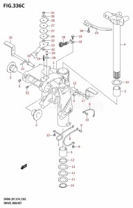 DF50A From 05003F-410001 (E01)  2014 drawing SWIVEL BRACKET (DF40ATH:E01)