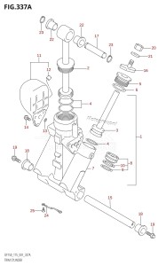 DF150Z From 15001Z-680001 (E01 E40)  2006 drawing TRIM CYLINDER