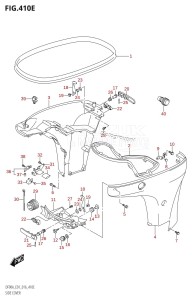 DF70A From 07003F-610001 (E01 E40)  2016 drawing SIDE COVER (DF80A:E01)