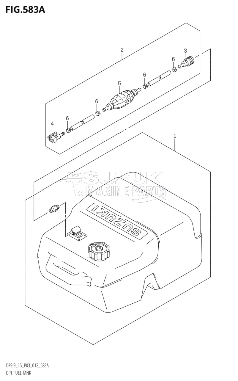 OPT:FUEL TANK (DF9.9TH:P03)