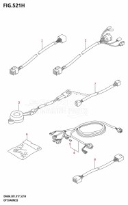 DF50A From 05003F-710001 (E01)  2017 drawing OPT:HARNESS (DF60A:E40)