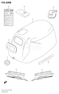 DF5 From 00502F-410001 (P01)  2014 drawing ENGINE COVER (DF5:P01)