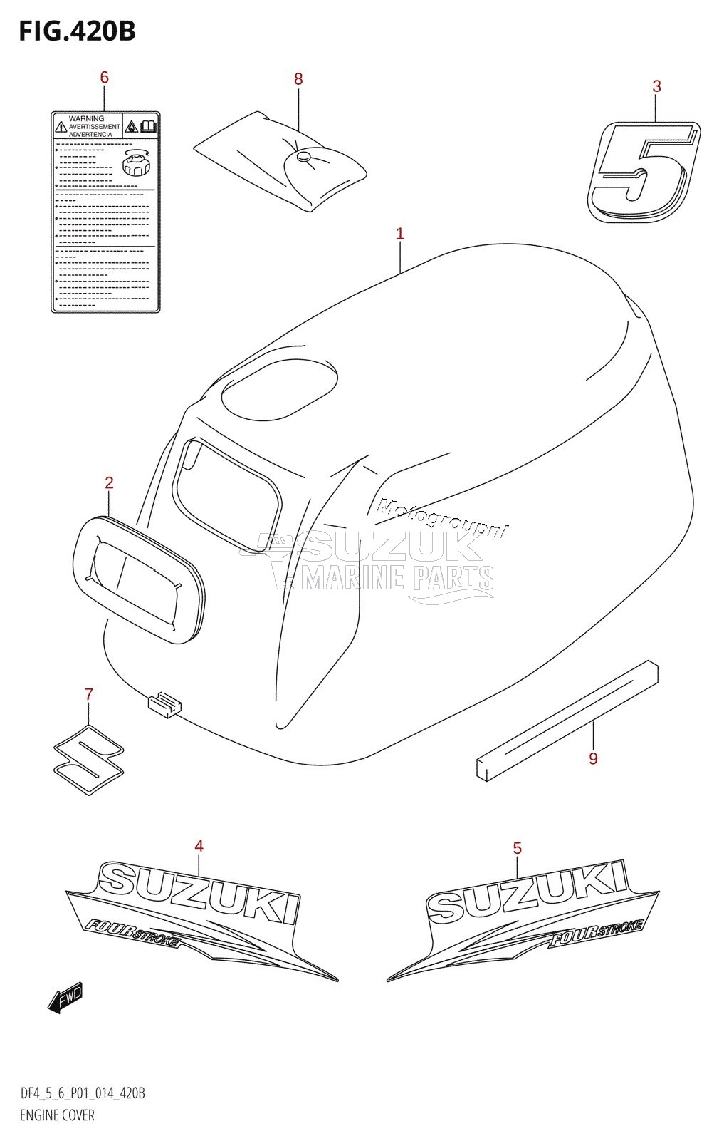 ENGINE COVER (DF5:P01)