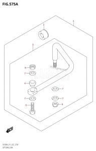 DF175A From 17503F-240001 (E11 E40)  2022 drawing OPT:DRAG LINK