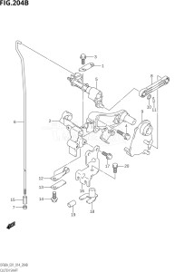 05004F-410001 (2014) 50hp E01-Gen. Export 1 (DF50AVT  DF50AVTH) DF50A drawing CLUTCH SHAFT (DF40AQH:E01)