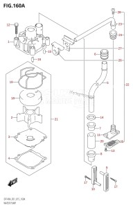 DF115A From 11503F-510001 (E01 E40)  2015 drawing WATER PUMP (DF100AT:E01)