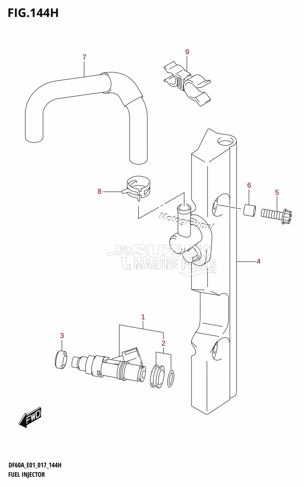 FUEL INJECTOR (DF60A:E40)