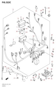 DF70A From 07003F-310001 (E01 E40)  2013 drawing HARNESS (DF70ATH:E01)