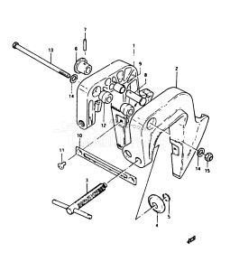 DT4.5 From c-10001 ()  1982 drawing CLAMP BRACKET