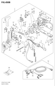 00995F-140001 (2021) 9.9hp P03 E03-USA (DF9.9B   DF9.9B   DF9.9BT   DF9.9BT   DF9.9BTH   DF9.9BTH) DF9.9B drawing REMOTE CONTROL ((DF9.9BT,DF20AT):022)