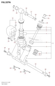 DF200 From 20002F-710001 (E01 E40)  2017 drawing TRIM CYLINDER (DF200T:E01:L-TRANSOM)