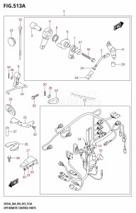 DF30A From 03003F-510001 (P03)  2015 drawing OPT:REMOTE CONTROL PARTS (DF25A:P03)