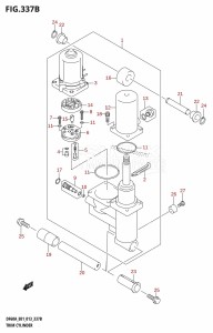 DF60A From 06002F-310001 (E01 E40)  2013 drawing TRIM CYLINDER (DF40AST:E34)