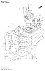 DF175AZ From 17503Z-910001 (E03)  2019 drawing INTAKE MANIFOLD /​ THROTTLE BODY