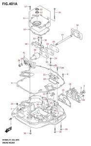 DF250A From 25003P-240001 (E11 E40)  2022 drawing ENGINE HOLDER