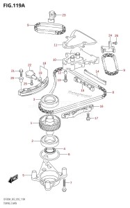 DF250ST From 25004F-910001 (E03)  2019 drawing TIMING CHAIN