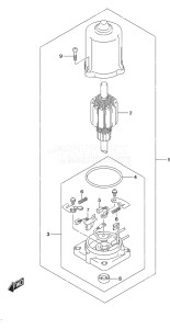 Outboard DF 50A drawing PTT Motor