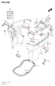 DF140AZ From 14003Z-710001 (E11 E40)  2017 drawing SIDE COVER (DF140AZ:E40)