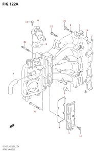 DF140 From 14001F-510001 (E03)  2005 drawing INTAKE MANIFOLD