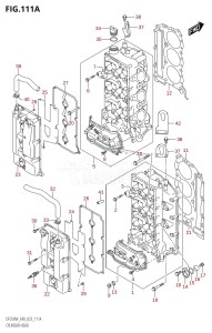 DF250 From 25005F-040001 (E40)  2020 drawing CYLINDER HEAD