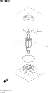 02504F-610001 (2016) 25hp P03-U.S.A (DF25A  DF25AQ  DF25AR  DF25AT  DF25ATH) DF25A drawing PTT MOTOR (DF30AT:P03)