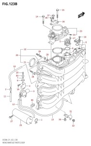 DF175A From 17503F-340001 (E11 E40)  2023 drawing INTAKE MANIFOLD /​ THROTTLE BODY (022)